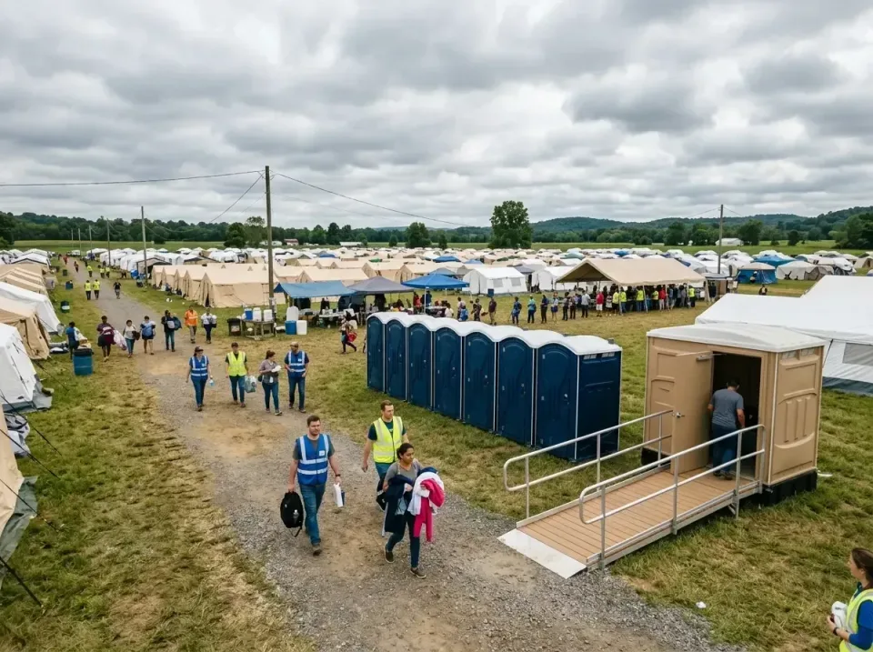 disaster-relief-camp-restrooms-010 — frequently asked questions, Dumpster & Portable Bathrooms Rental in Warrenville, IL
